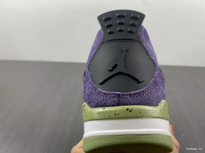 Rep Kickmax Jordan AQ9129-500 Air 4 Purple Canyon WMNS 0323